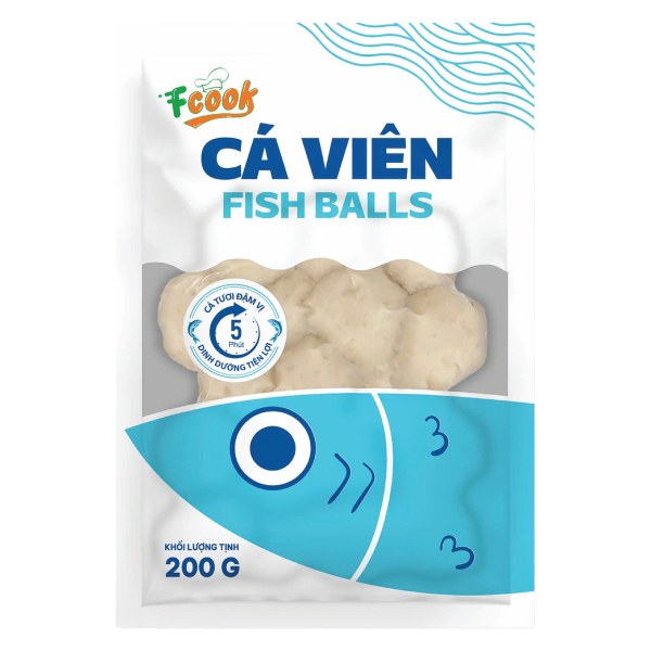 Cá Viên Fcook Hoa Doanh Gói 200G