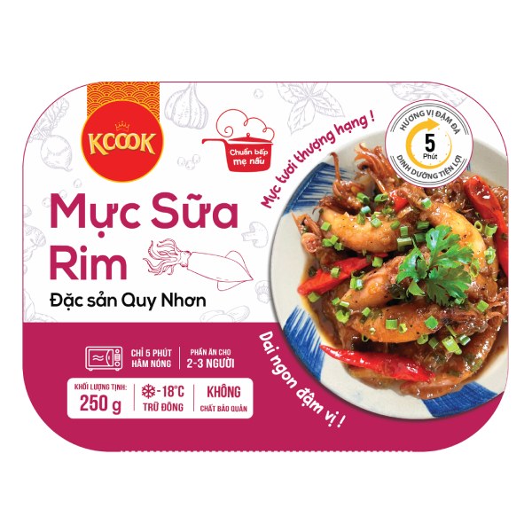 Mực Sữa Rim Kcook Hoa Doanh 250G