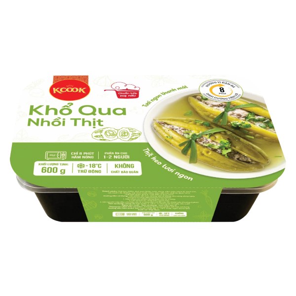 Khổ Qua Nhồi Thịt Đông Lạnh Hoa Doanh Hộp 600G