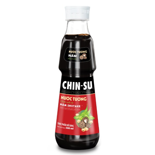 Nước Tương Chinsu Nấm Shiitake Chai 500Ml