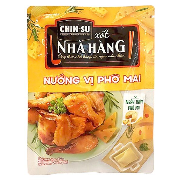 Xốt Gia Vị Hoàn Chỉnh Chinsu Nướng Phô Mai 80G
