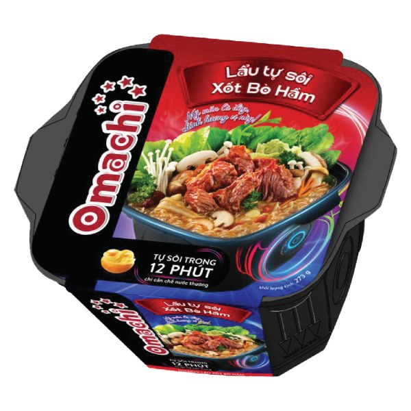 Lẩu Tự Sôi Omachi Xốt Bò Hầm Hộp 273G