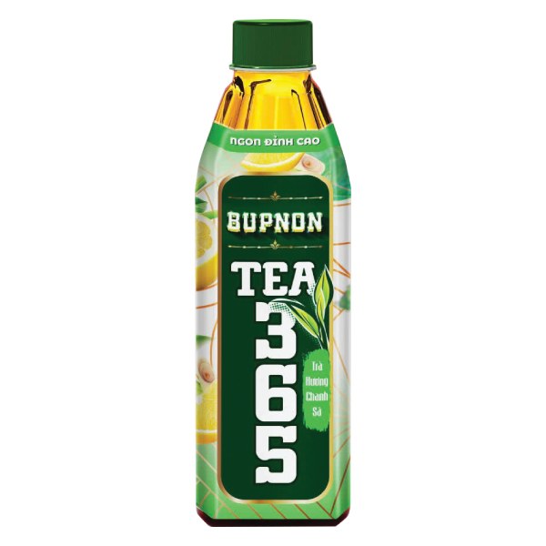 Trà Bupnon 365 Chanh Sả Chai 500Ml