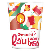 Mì Omachi Trộn Lẩu Cầm Tay Tôm Hùm Phô Mai Ly 81G