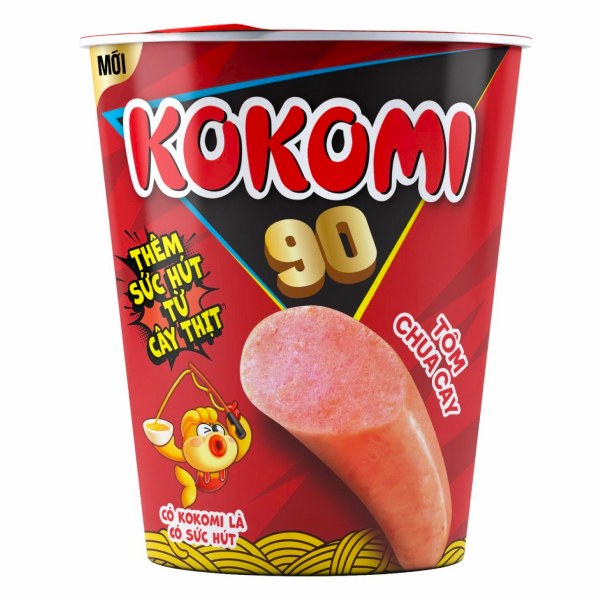 Mì Kokomi Đại Tôm Chua Cay Có Thịt Ly 90G