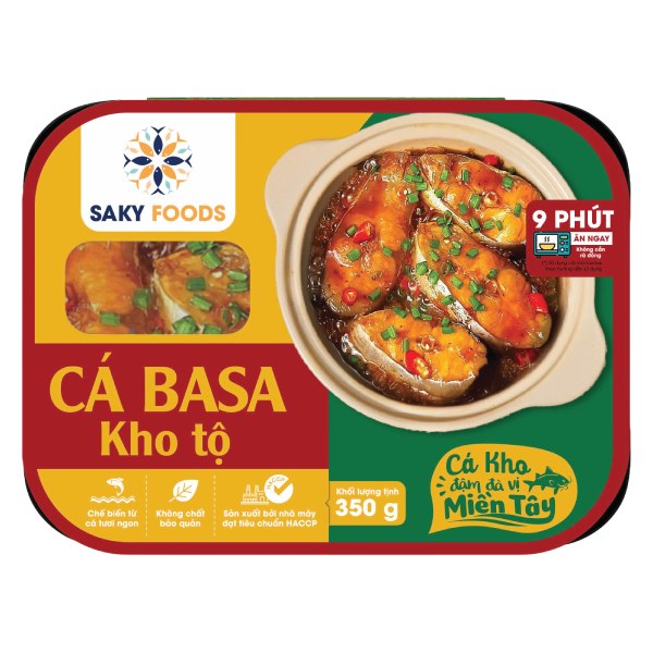 Cá Basa Kho Tộ Đông Lạnh Sa Kỳ Hộp 350G