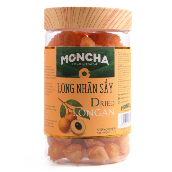 Long Nhãn Sấy Moncha Hũ 170G