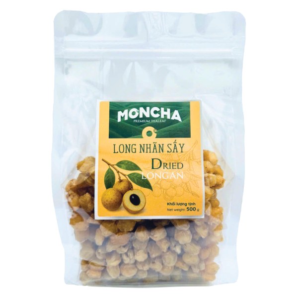Long Nhãn Sấy Moncha Gói 500G