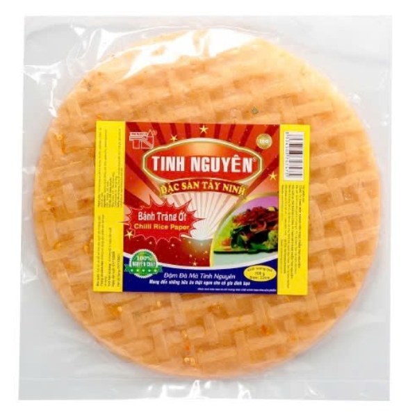 Bánh Tráng Ớt Tinh Nguyên Gói 100G
