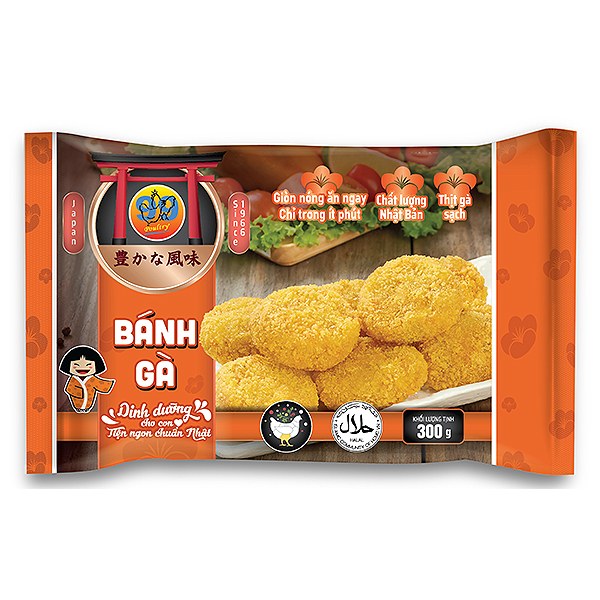 Bánh Gà Unitek 300G