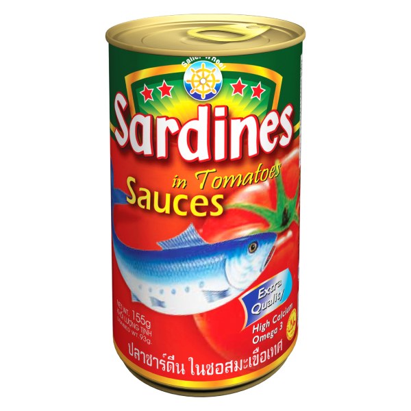 Cá Hộp Ba Cô Gái Sardine Sốt Cà 155G