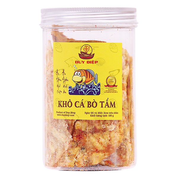 Khô Cá Bò Tẩm Duy Điệp Hũ 150G
