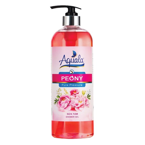 Gel Tắm Aquala Peony Chai 950Ml