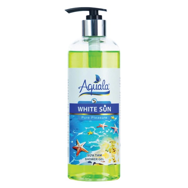 Gel Tắm Aquala White Sun Chai 460Ml