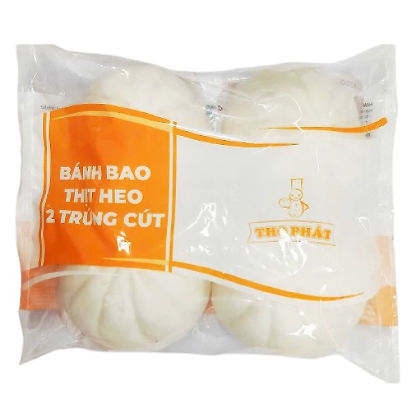 Bánh Bao Thọ Phát Nhân Thịt Heo 2 Trứng Cút 600G