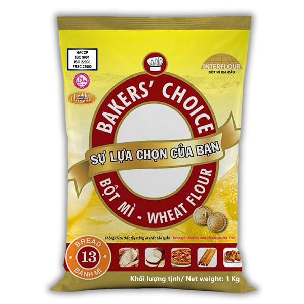 Bột Mì Bakers' Choice Số 13 Gói 1Kg