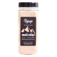 Muối Hồng Vipep Xay Nhuyễn Hũ 500G