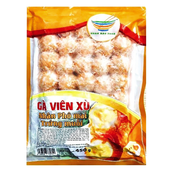 Gà Viên Xù Hoàn Hảo Phô Mai Trứng Muối 450G