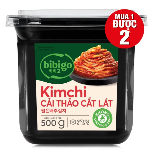 Kim Chi Cải Thảo Cắt Lát Bibigo 500G