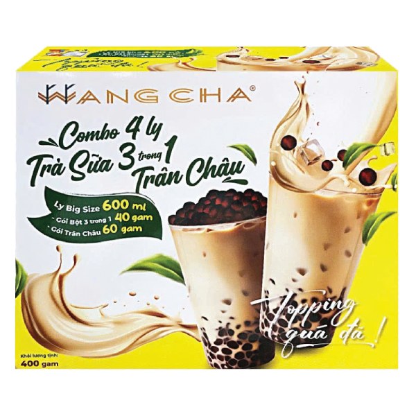 Trà Sữa Wang Cha 3IN1 Hộp 400G