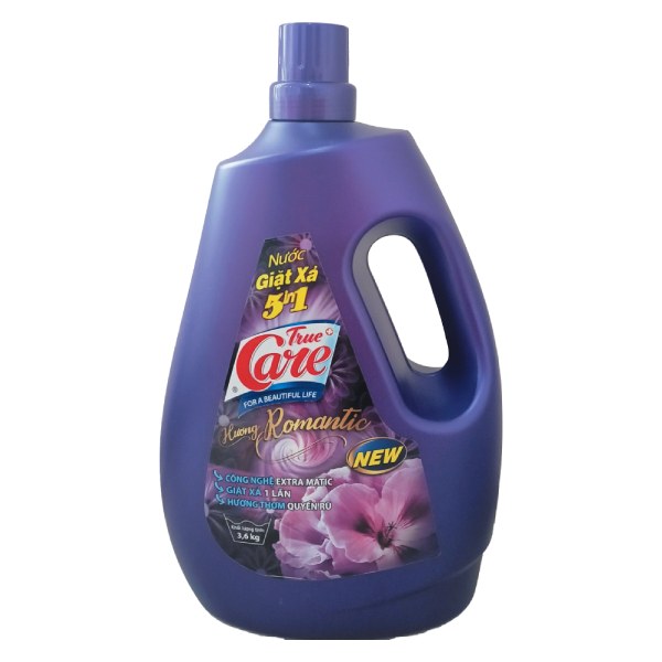 Nước Giặt Xả True Care 5in1 Romantic Bình 3.6Kg