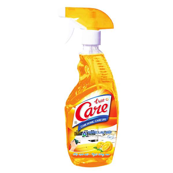 Nước Lau Bếp True Care Hương Cam 580Ml