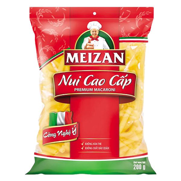 Nui Cao Cấp Meizan Ống Dài 200G