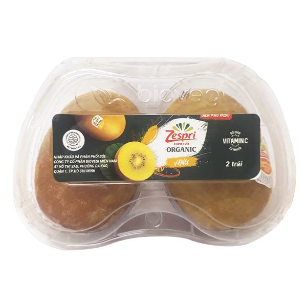 Kiwi Vàng Organic Hộp 2 Trái Xuất Xứ New Zealand