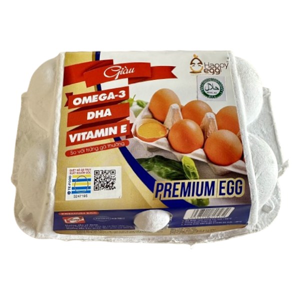 Hộp 6 Trứng Gà Happy Egg Premium