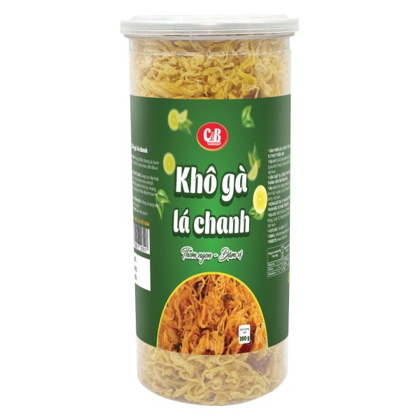 Khô Gà Lá Chanh C&B Hũ 300G