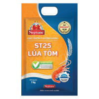 Gạo Thơm ST25 Lúa Tôm Neptune Túi 3Kg