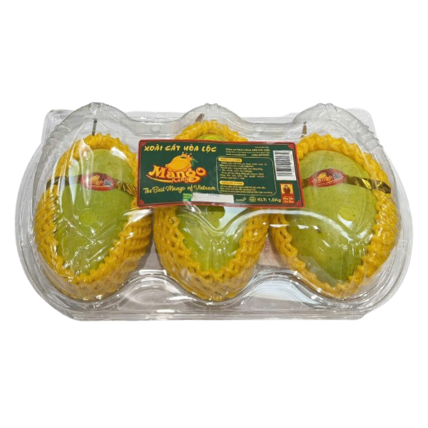 Xoài Cát Hòa Lộc Mr9 Khay 3 Trái