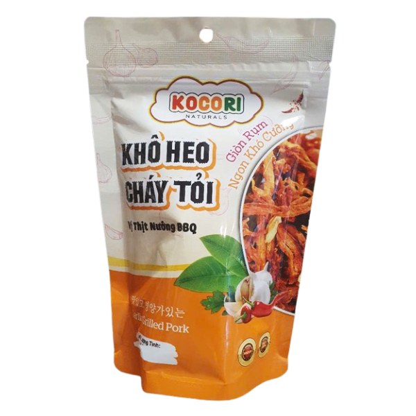 Khô Heo Cháy Tỏi Kocori Vị BBQ Gói 40G