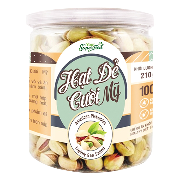 Hạt Dẻ Cười Mỹ Your Superfood Hộp 210G
