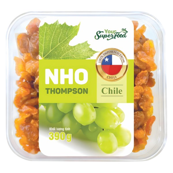 Nho Khô Your Superfood Chile Thompson Hộp 390G