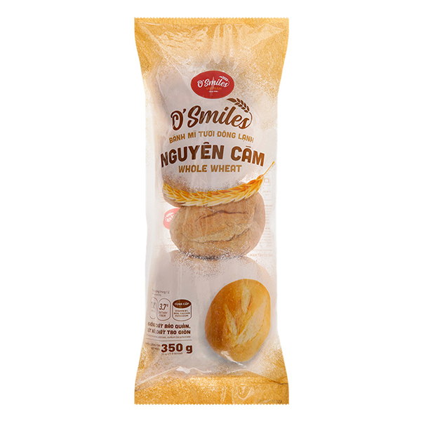 Bánh Mì Nguyên Cám O'smiles 350G