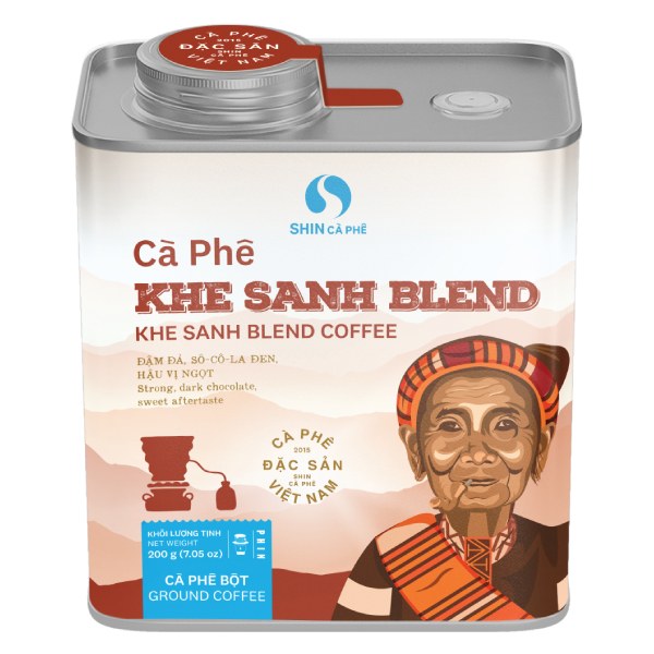 Cà Phê Shin Rang Xay Khe Sanh Hộp 200G