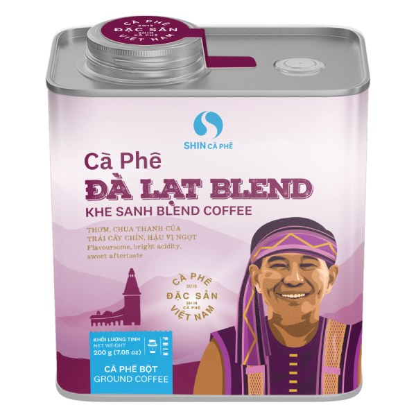 Cà Phê Shin Rang Xay Đà Lạt Hộp 200G