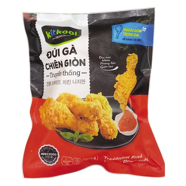 Đùi Gà Chiên Giòn Kitkool Truyền Thống Gói 500G