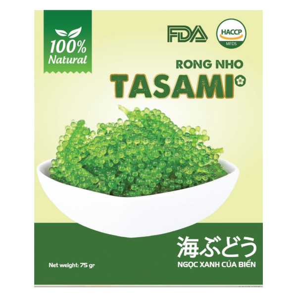 Rong Nho Tasami Hộp 75G
