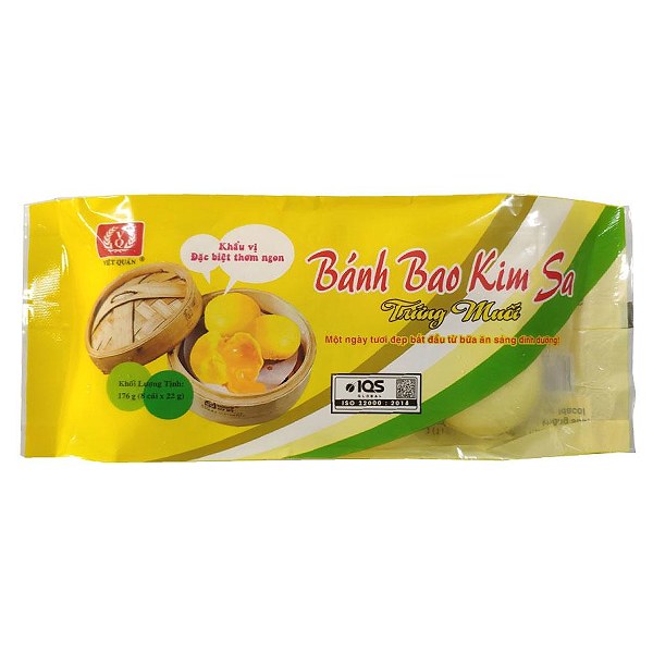 Bánh Bao Việt Quán Kim Sa Trứng Muối 176G