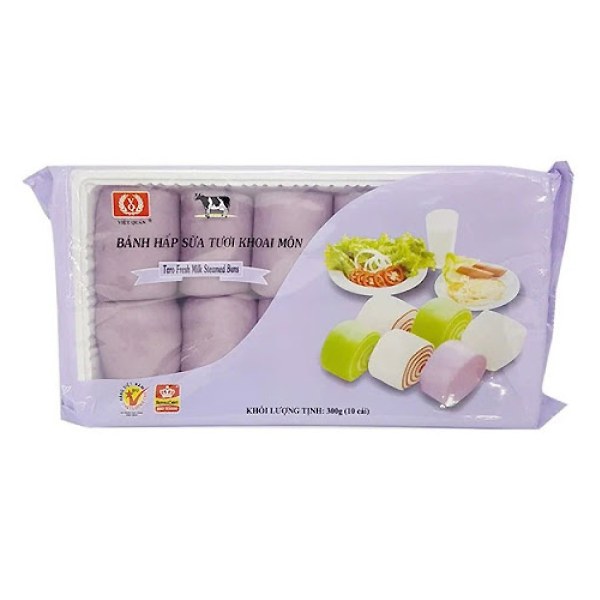 Bánh Bao Sữa Tươi Việt Quán Khoai Môn 300G