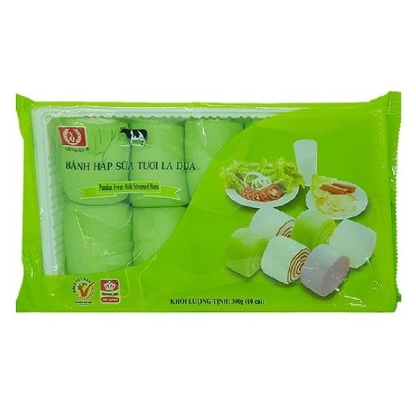 Bánh Bao Sữa Tươi Việt Quán Lá Dứa 300G