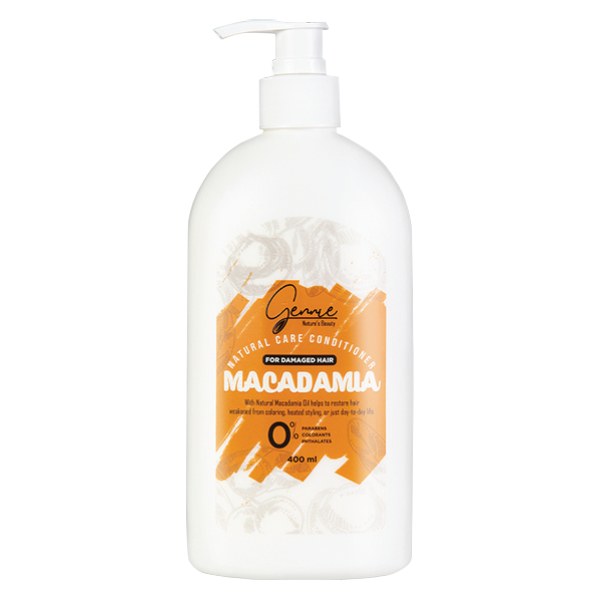 Dầu Xả Gennie Natural Care Dầu Hạt Macca Chai 400Ml