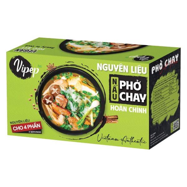 Nguyên Liệu Nấu Phở Hoàn Chỉnh Vipep Chay 320G