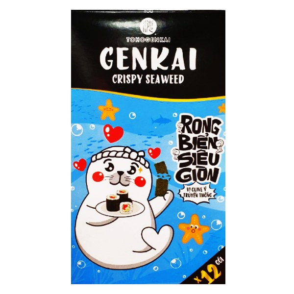 Tảo Biển Giòn Genkai Vị Olive 42G