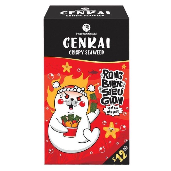 Tảo Biển Giòn Genkai Vị Gà Cay 42G