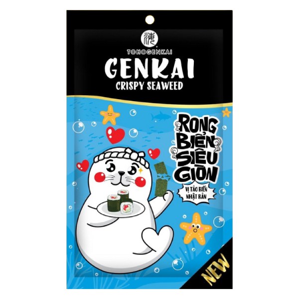 Tảo Biển Giòn Genkai Vị Tảo Nhật 14G