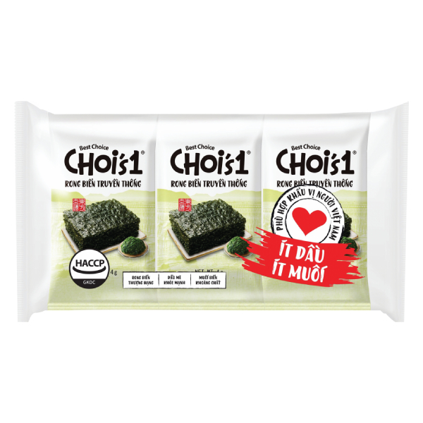Lô 3 Rong Biển Choi's Lá Xanh 12G