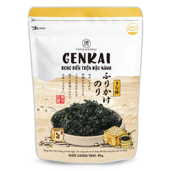 Rong Biển Trộn Genkai Đậu Nành Gói 40G